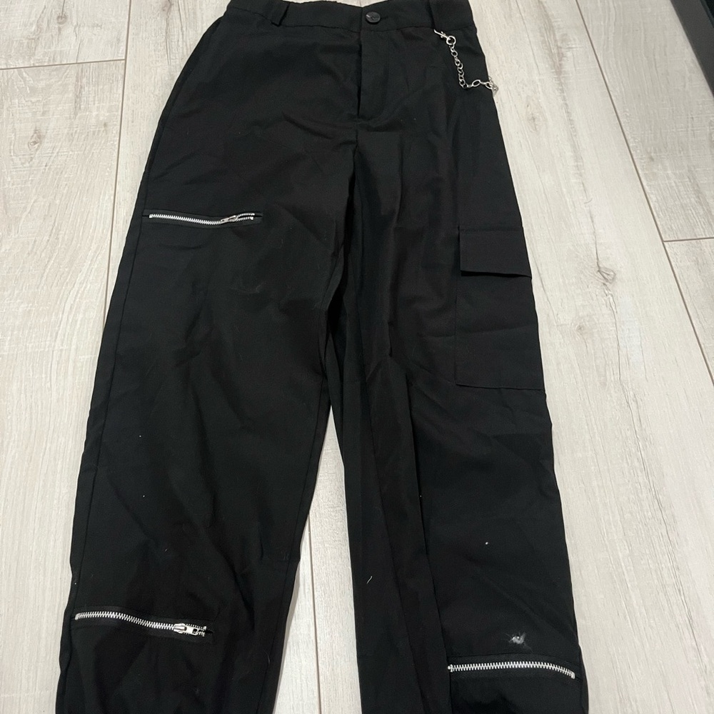 Black Cargo Pants